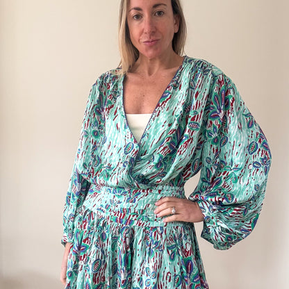 Poupette St Barth Printed Mini Dress - Size M