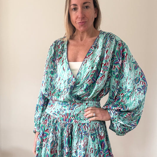 Poupette St Barth Printed Mini Dress - Size M