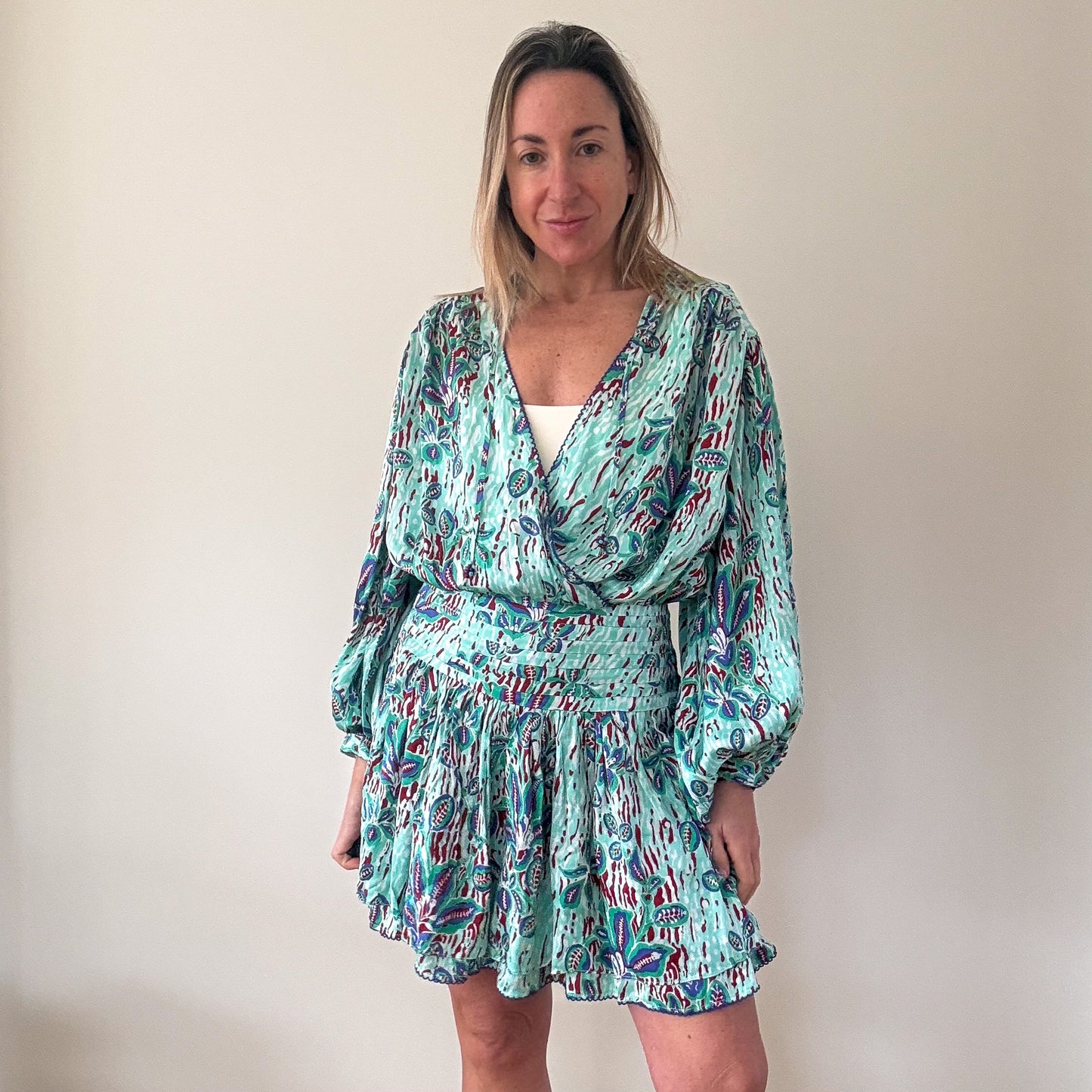 Poupette St Barth Printed Mini Dress - Size M