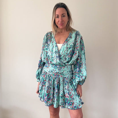 Poupette St Barth Printed Mini Dress - Size M