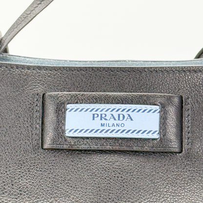 Prada Etiquette Leather Tote