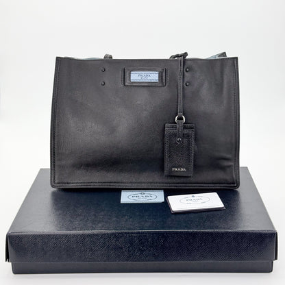 Prada Etiquette Leather Tote
