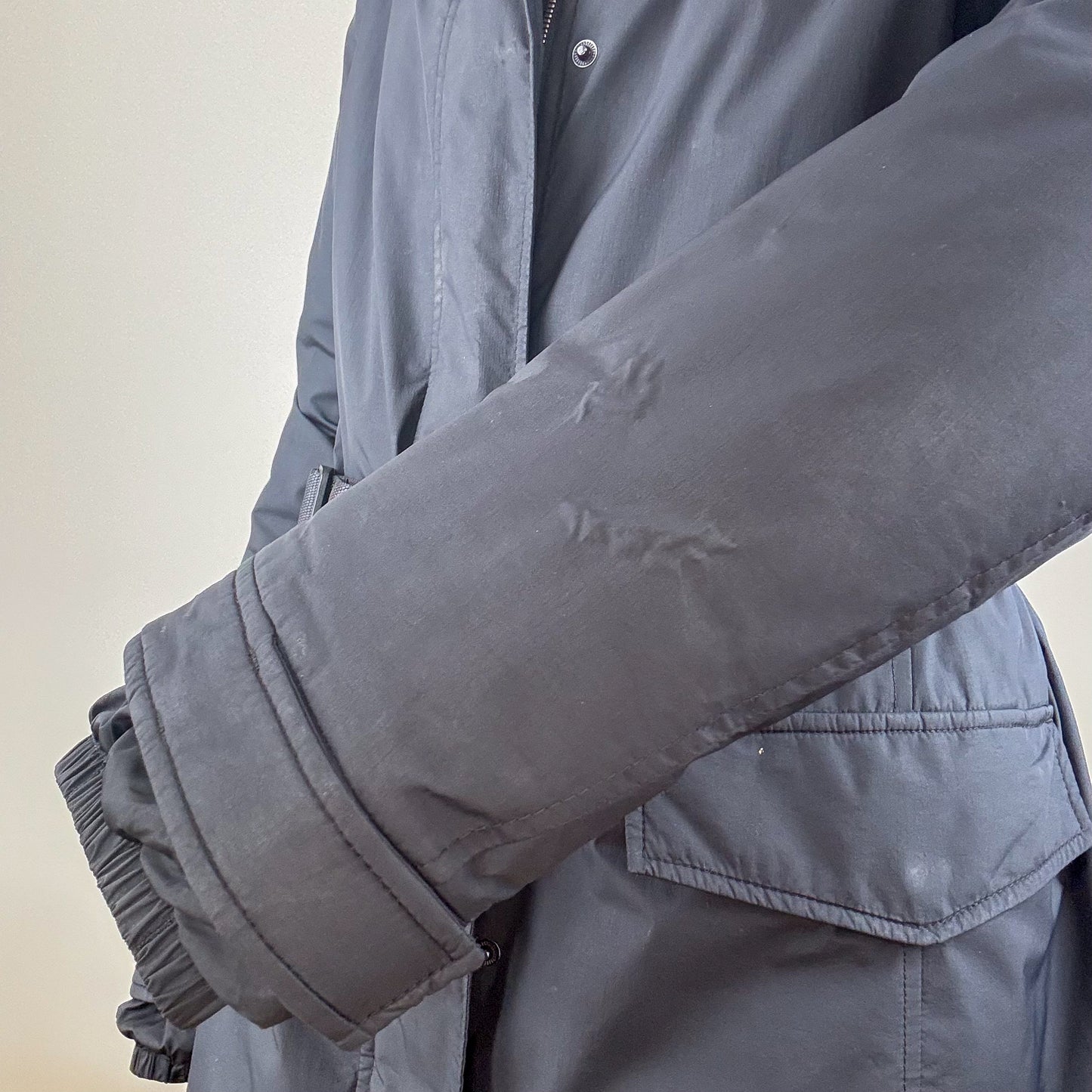 Prada Knee Length Puffer Coat - Size 14