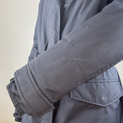 Prada Knee Length Puffer Coat - Size 14
