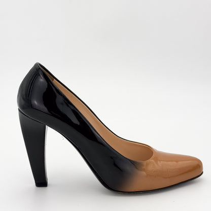 Prada Ombre Patent Leather Pumps - Size 37.5