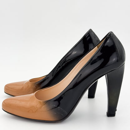 Prada Ombre Patent Leather Pumps - Size 37.5