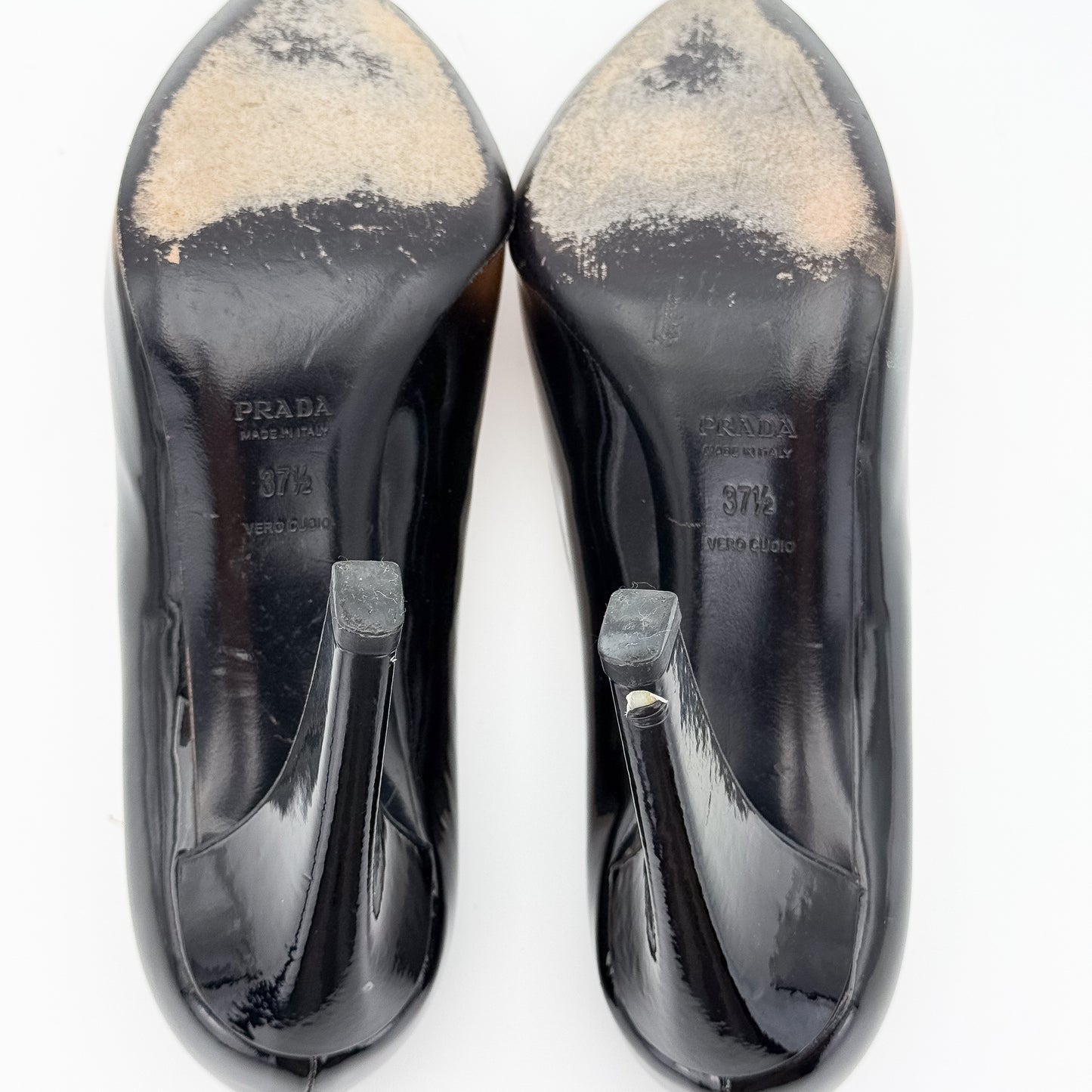 Prada Ombre Patent Leather Pumps - Size 37.5