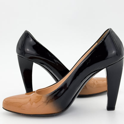 Prada Ombre Patent Leather Pumps - Size 37.5