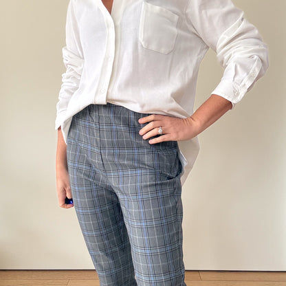 Rag & Bone Simone Plaid Trouser - Size 10