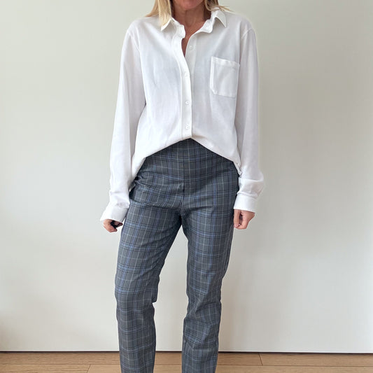 Rag & Bone Simone Plaid Trouser - Size 10