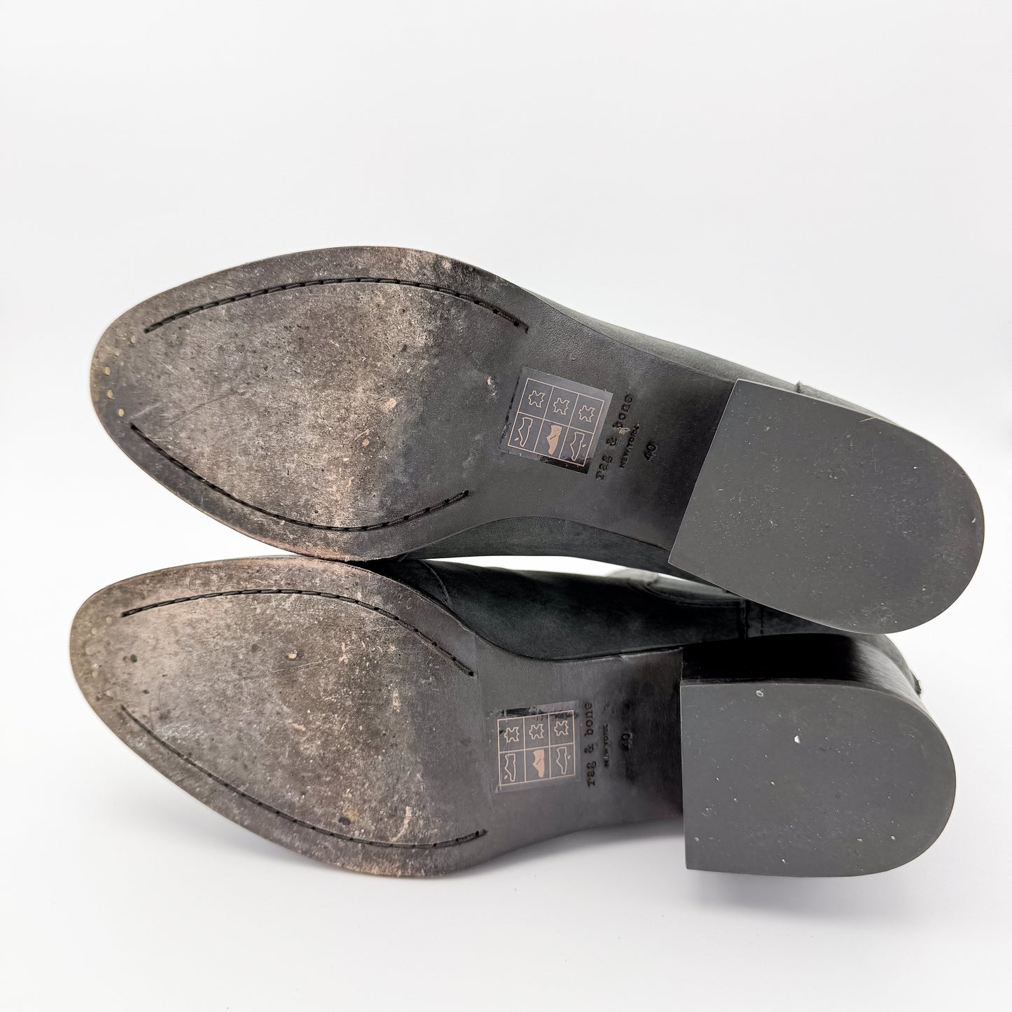 Rag & Bone Walker Suede Chelsea Boots - Size 40