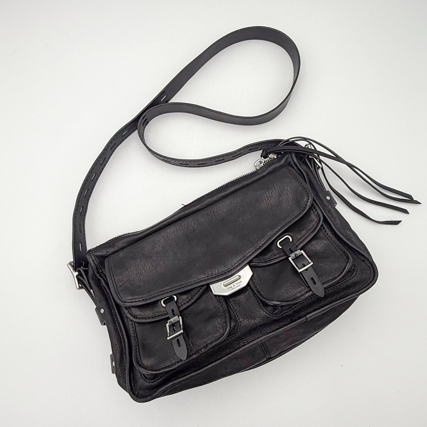 Rag & Bone Field Leather Messenger Bag