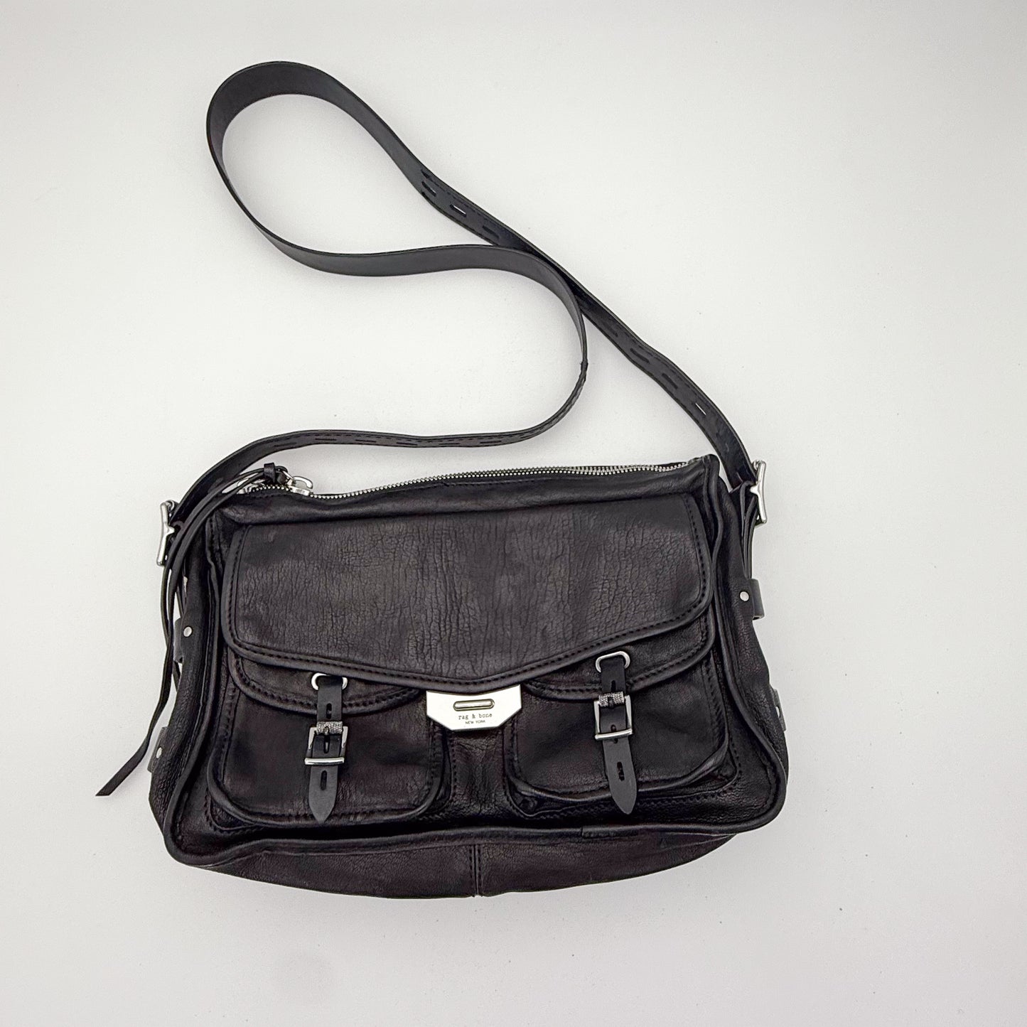 Rag & Bone Field Leather Messenger Bag