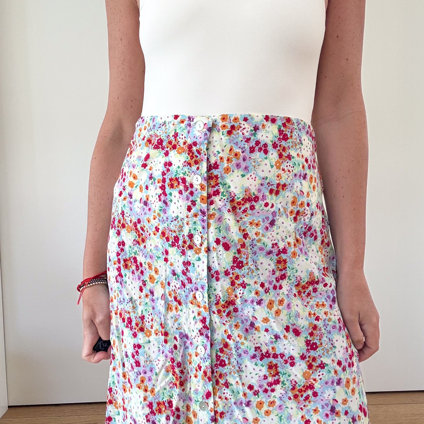 Rails Floral Print Maxi Skirt - Size M