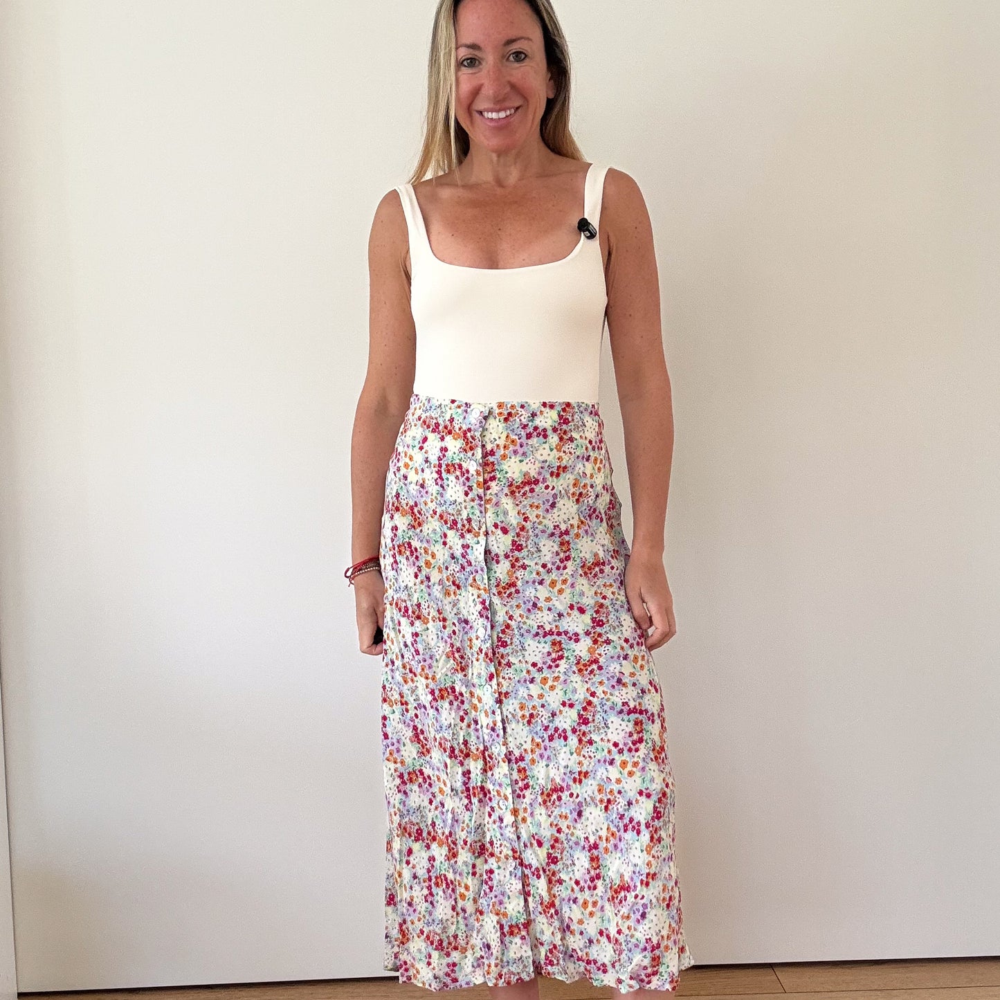Rails Floral Print Maxi Skirt - Size M