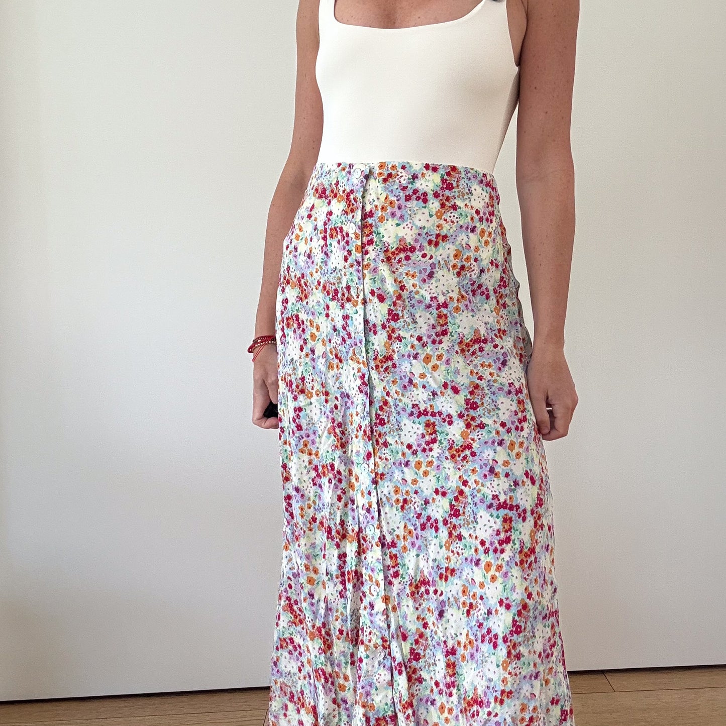 Rails Floral Print Maxi Skirt - Size M