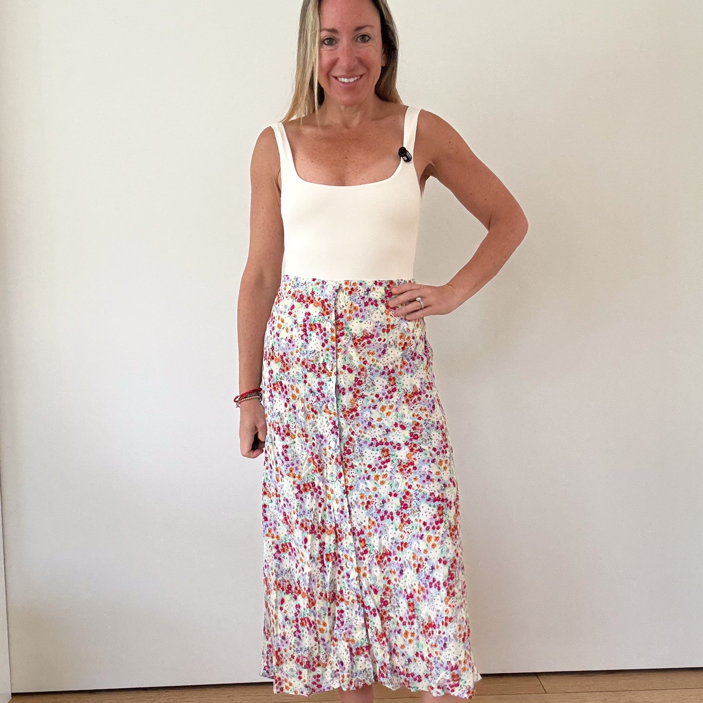 Rails Floral Print Maxi Skirt - Size M