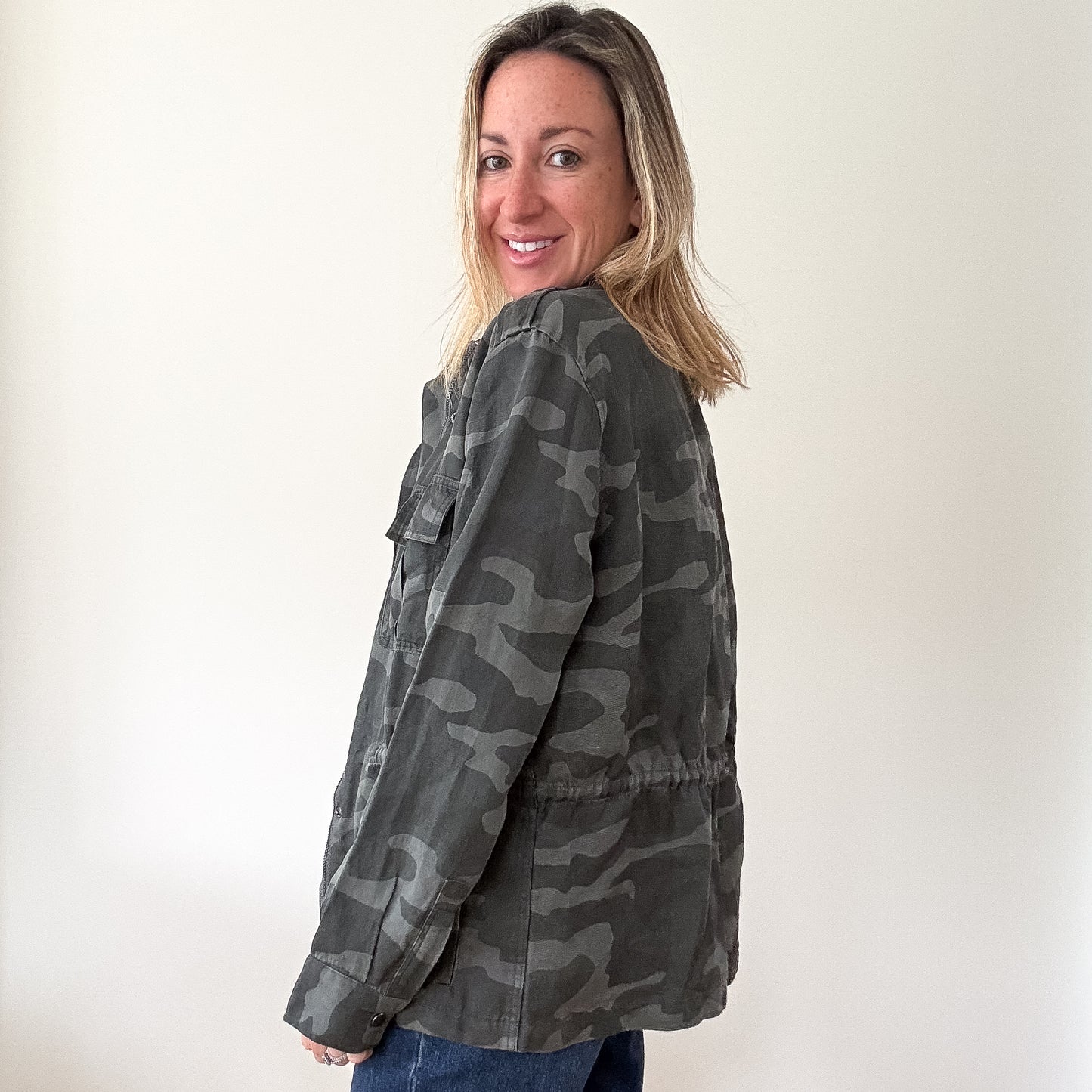 Rails Trey Charcoal Camo Jacket Shacket - Size S