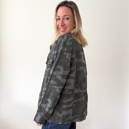 Rails Trey Charcoal Camo Jacket Shacket - Size S