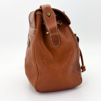 Ralph Lauren Leather Cognac Crossbody