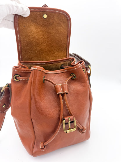 Ralph Lauren Leather Cognac Crossbody