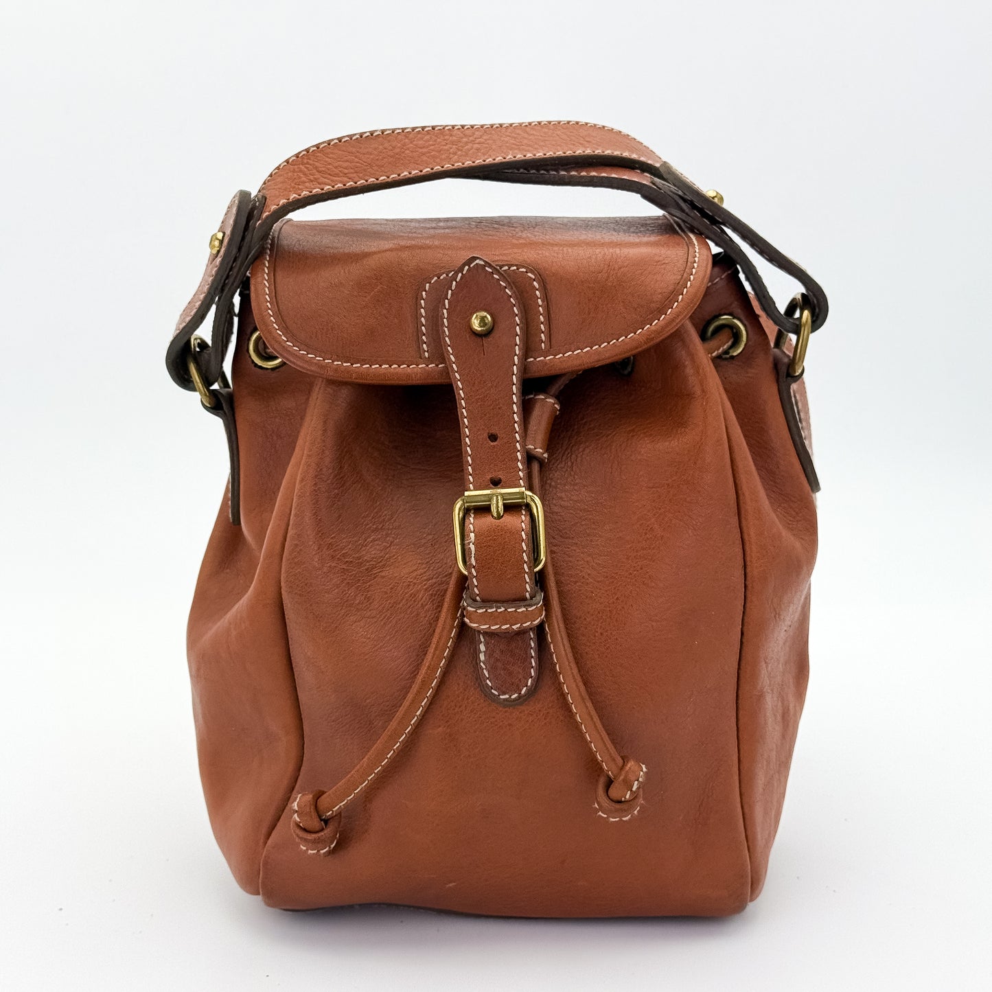 Ralph Lauren Leather Cognac Crossbody