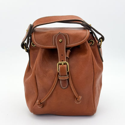 Ralph Lauren Leather Cognac Crossbody