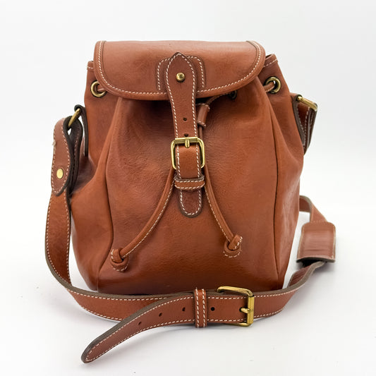 Ralph Lauren Leather Cognac Crossbody