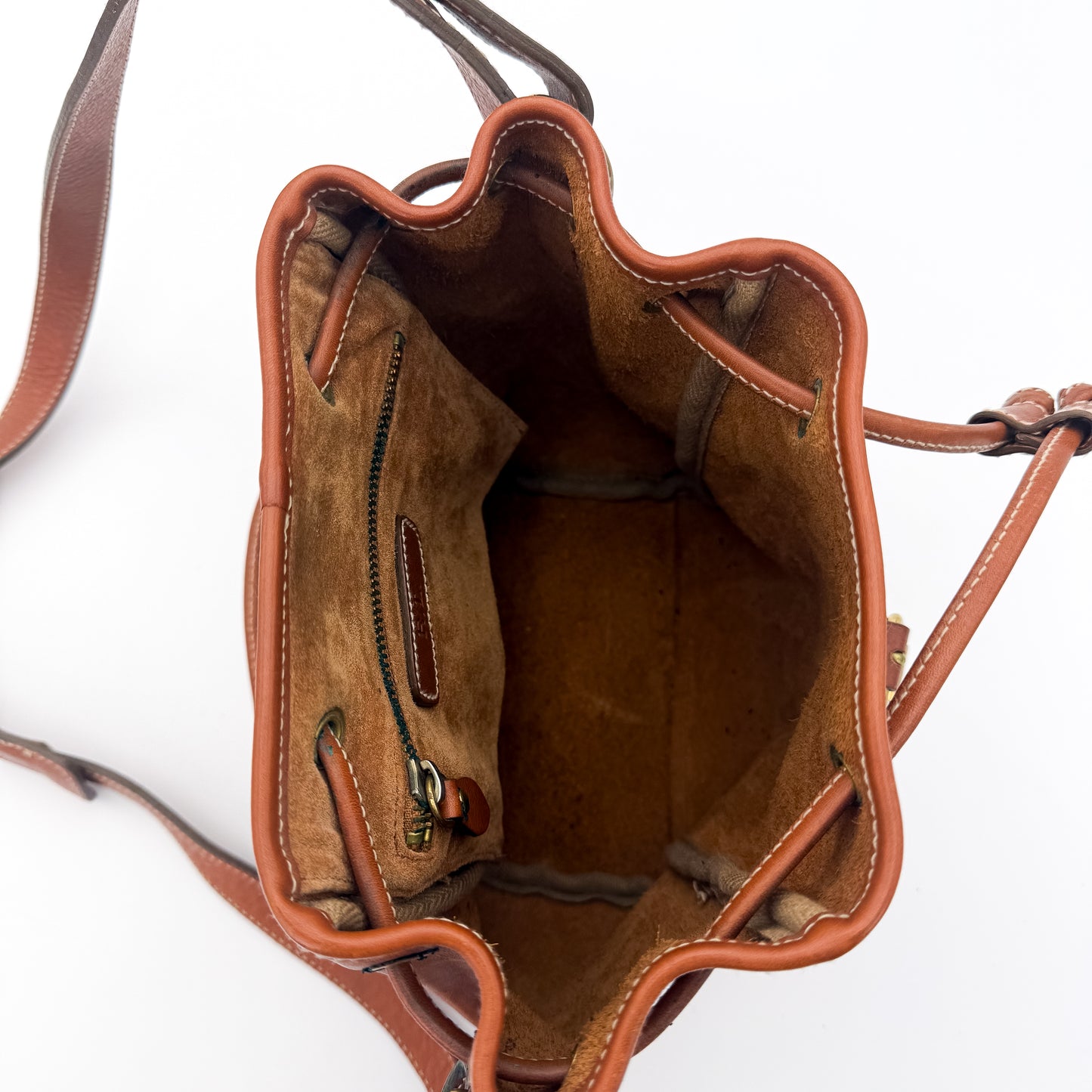 Ralph Lauren Leather Cognac Crossbody