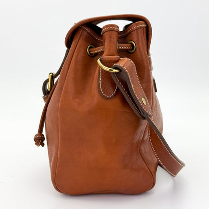 Ralph Lauren Leather Cognac Crossbody