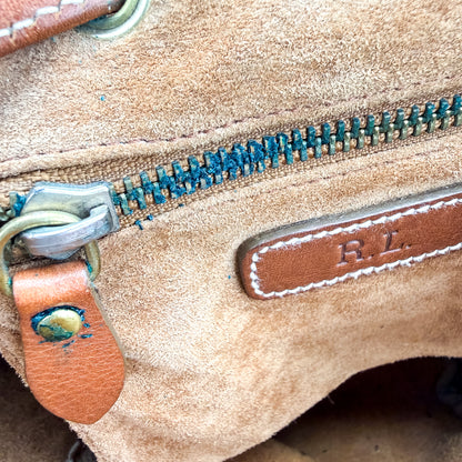 Ralph Lauren Leather Cognac Crossbody