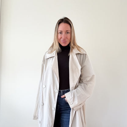 Rino & Pelle Beige Trenchcoat - Size 36