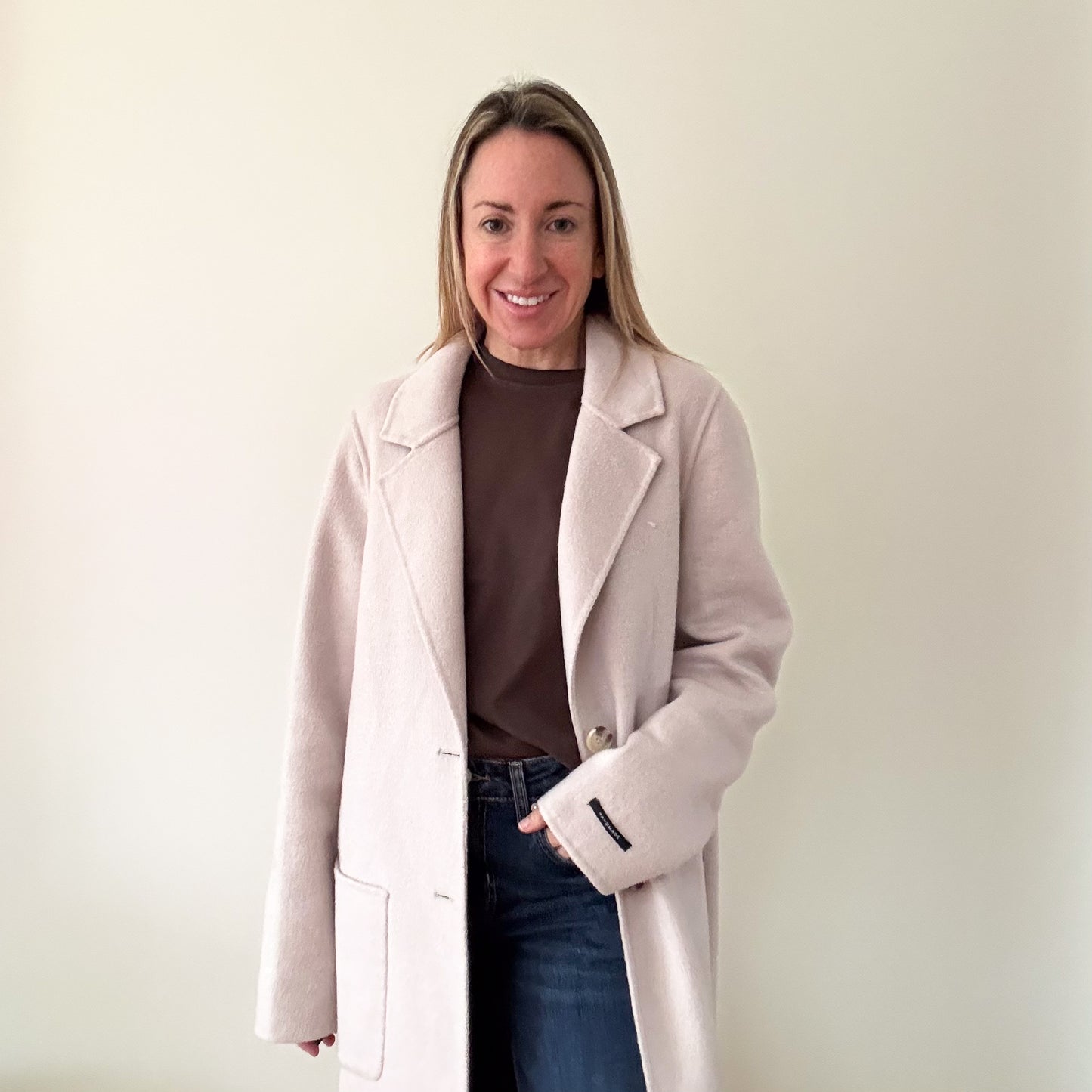 Rino & Pelle Blush Coat - Size 38