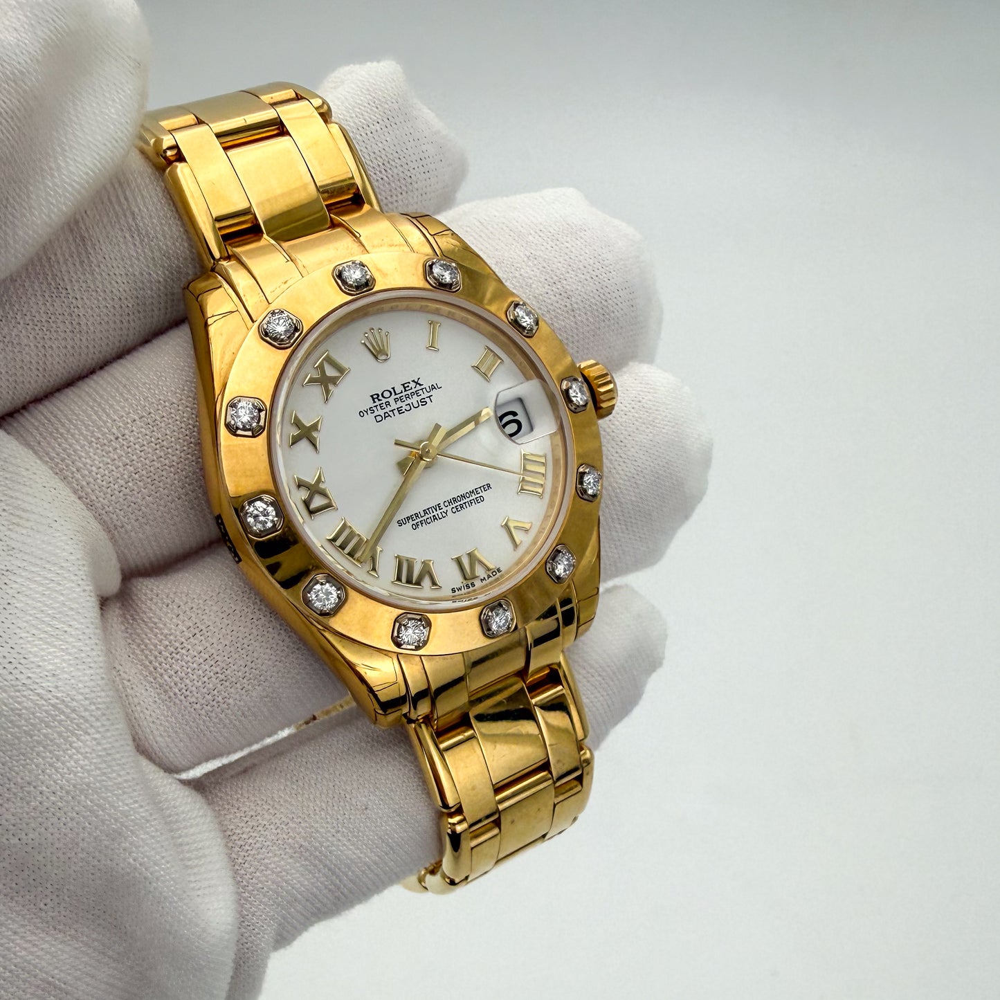 Rolex Lady-Datejust Pearlmaster with Diamond Bezel