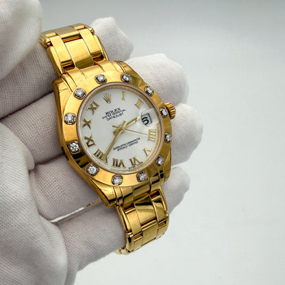 Rolex Lady-Datejust Pearlmaster with Diamond Bezel