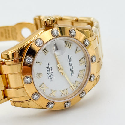 Rolex Lady-Datejust Pearlmaster with Diamond Bezel