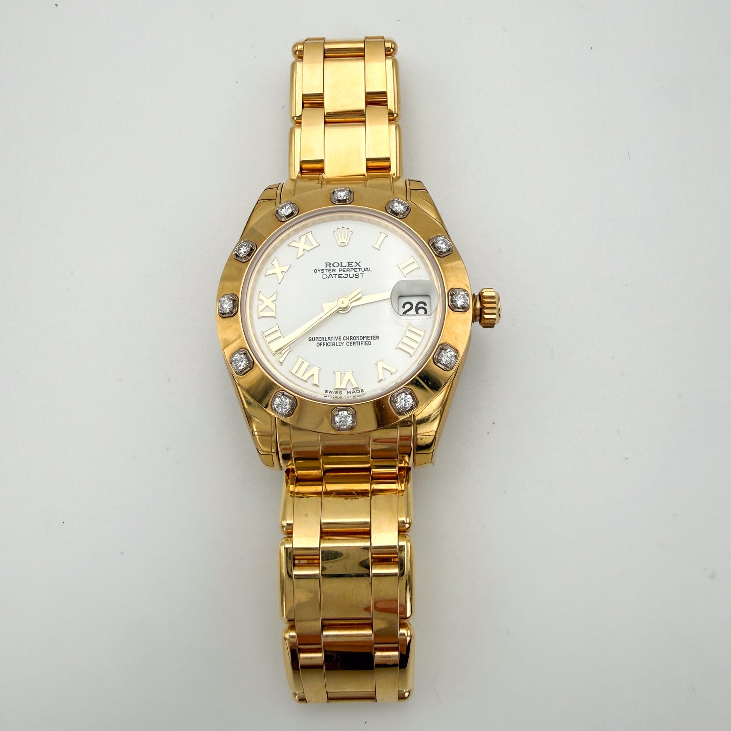 Rolex Lady-Datejust Pearlmaster with Diamond Bezel
