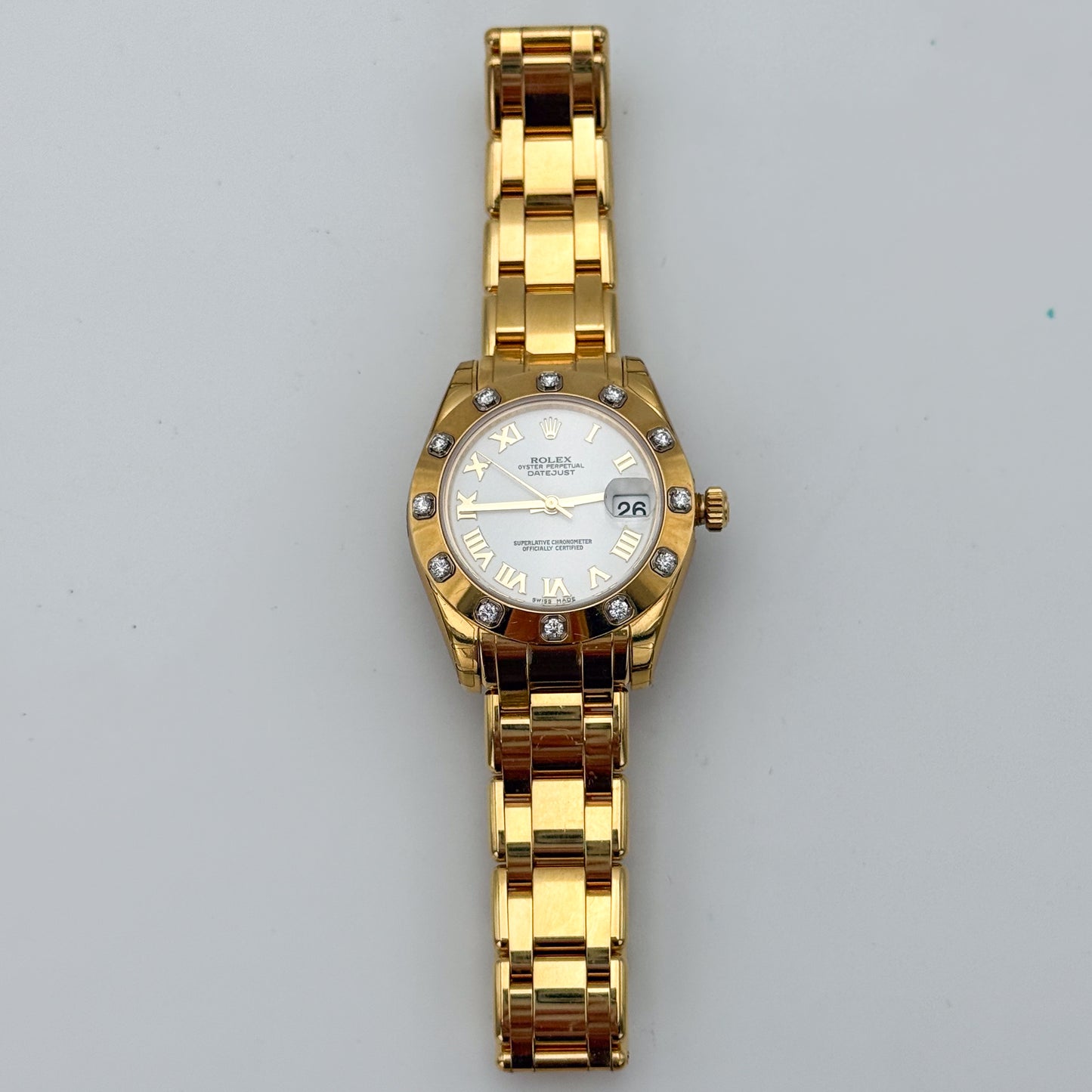 Rolex Lady-Datejust Pearlmaster with Diamond Bezel