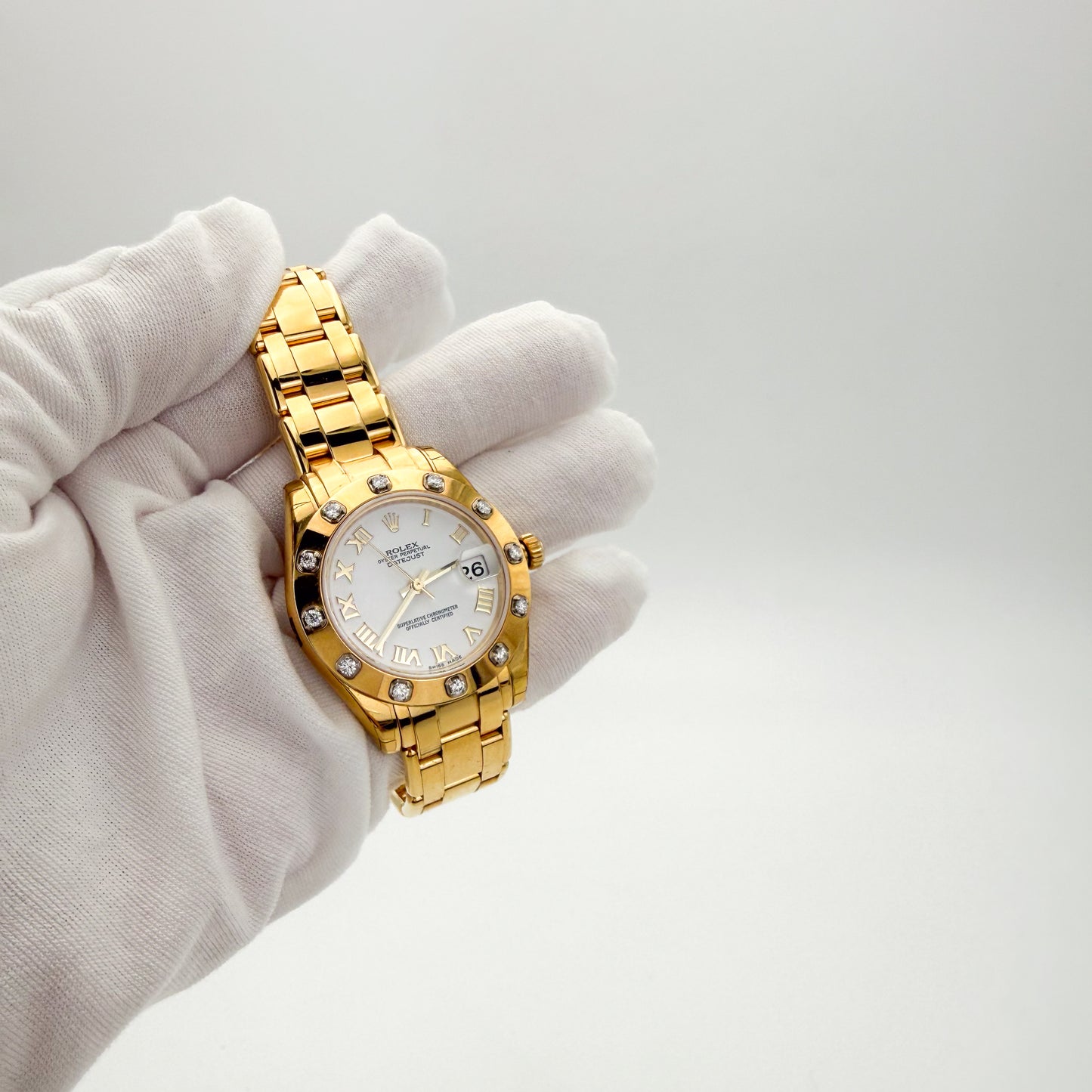 Rolex Lady-Datejust Pearlmaster with Diamond Bezel