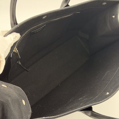 Saint Laurent tote interior zip pocket detail