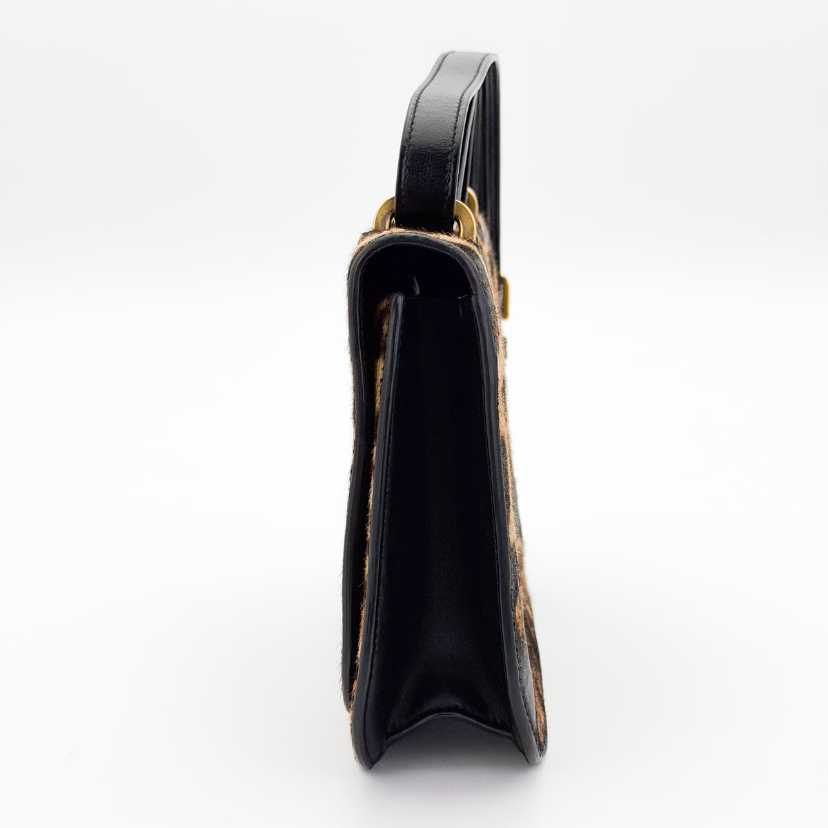 Saint Laurent Spontini bag, side view showing depth