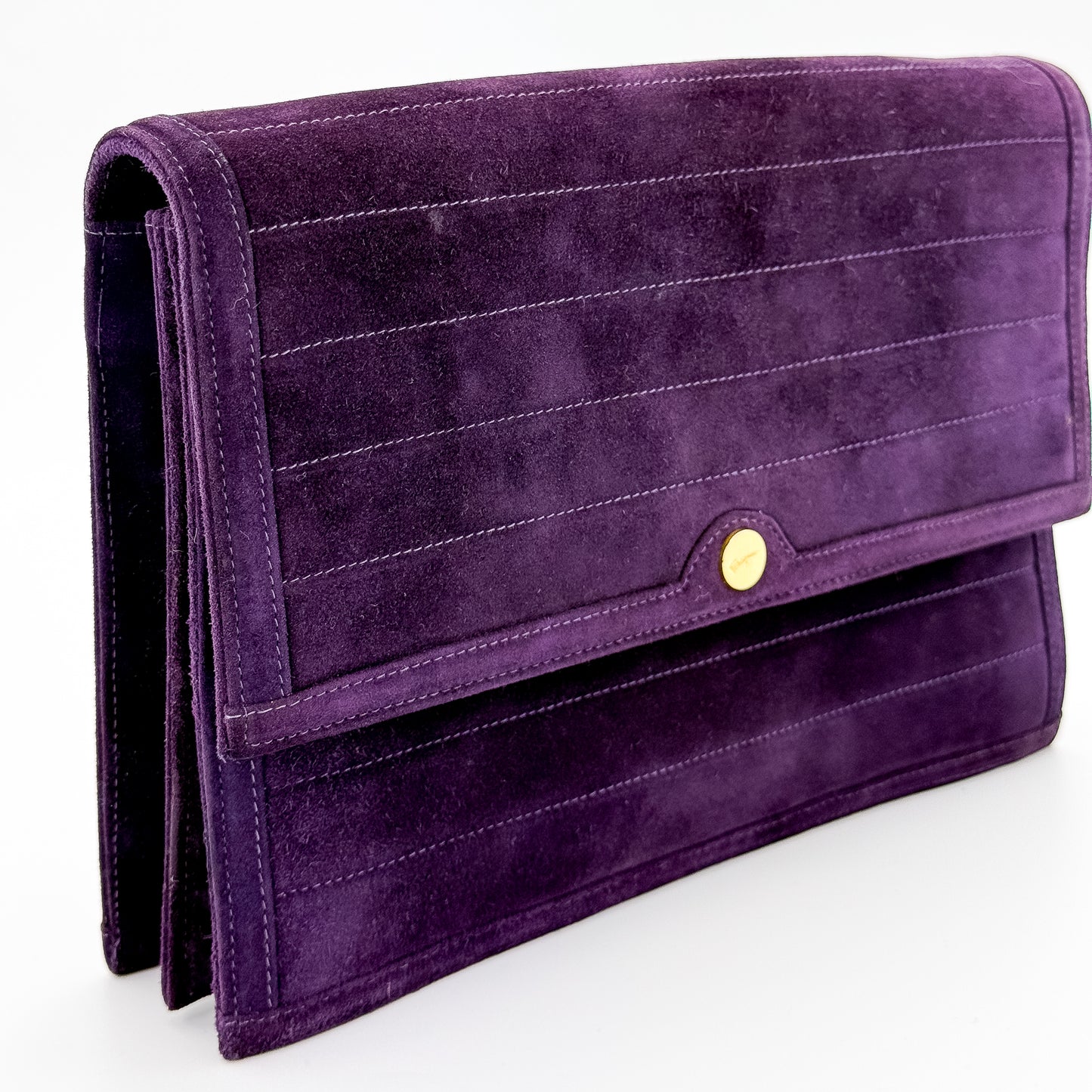 Vintage Salvatore Ferragamo Velvet Clutch