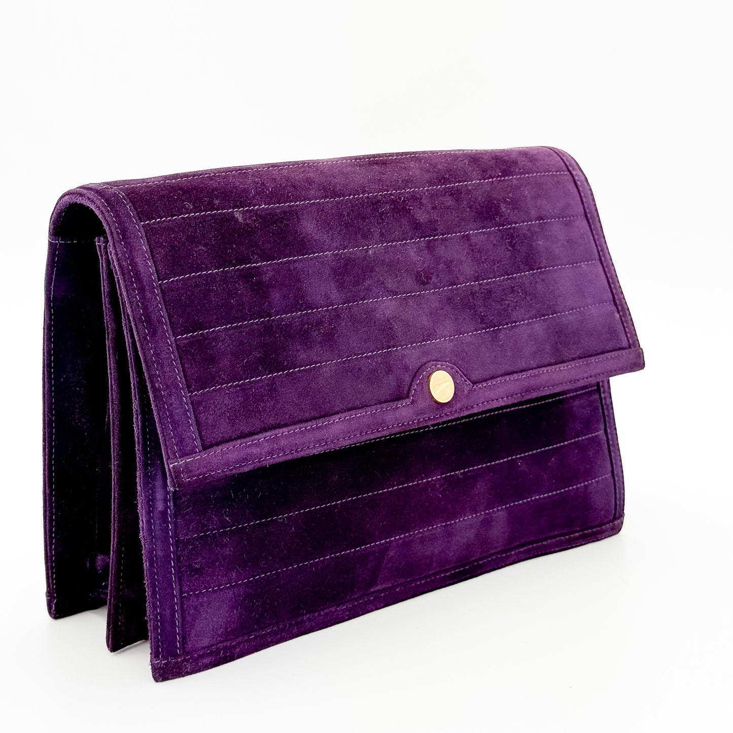 Vintage Salvatore Ferragamo Velvet Clutch