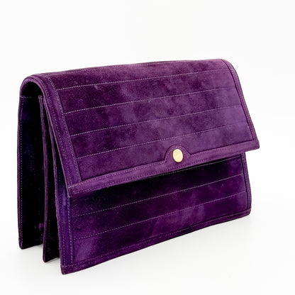 Vintage Salvatore Ferragamo Velvet Clutch