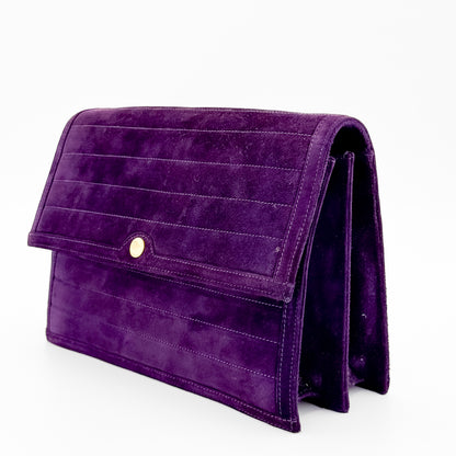 Vintage Salvatore Ferragamo Velvet Clutch