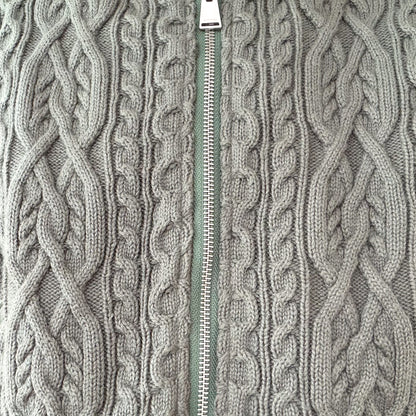 Simkhai Rollins cable-knit close up