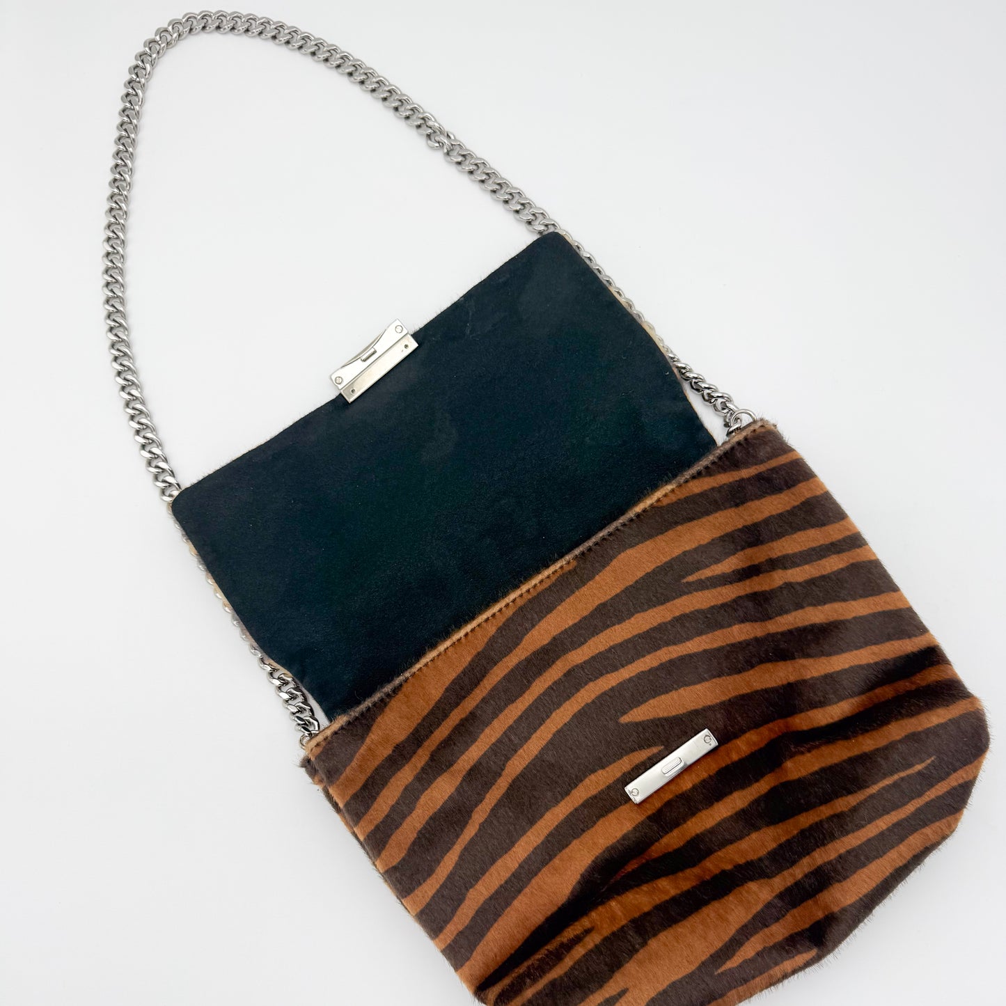 Stella McCartney Becks Faux Ponyskin Leopard Crossbody Bag