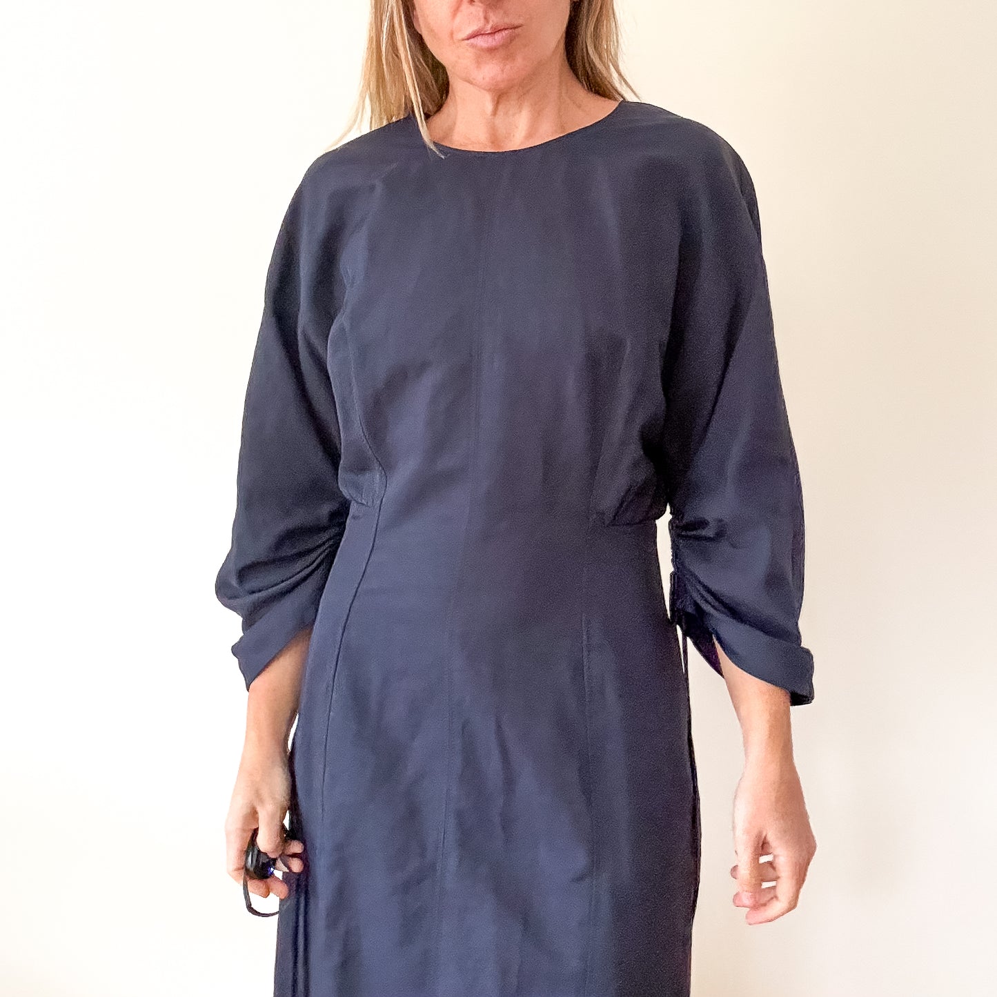 Stella McCartney Navy Cotton Dress - Size 8