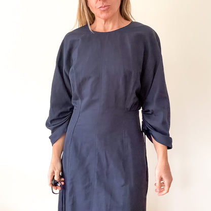Stella McCartney Navy Cotton Dress - Size 8
