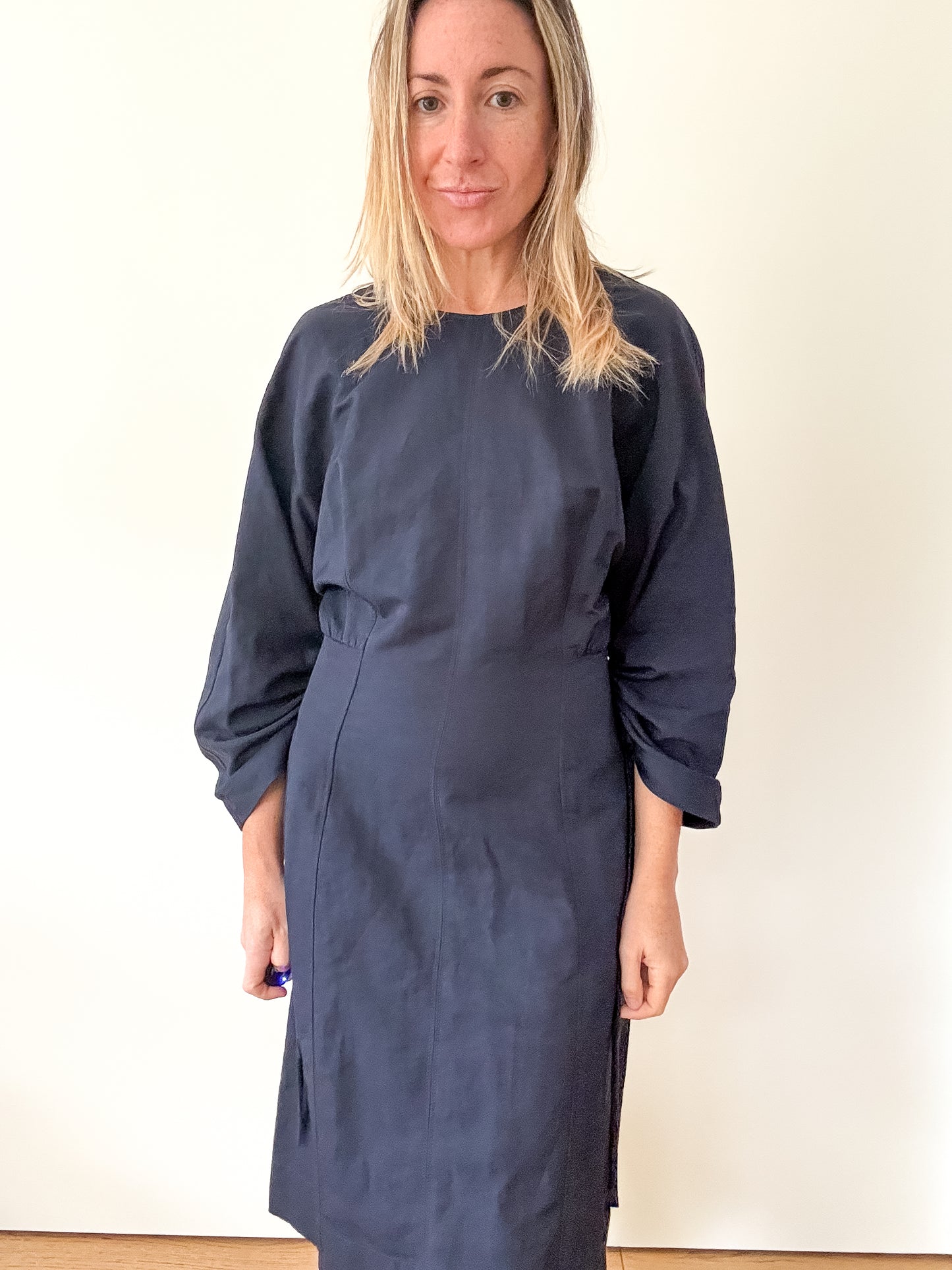 Stella McCartney Navy Cotton Dress - Size 8